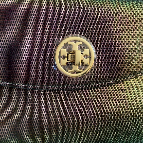 TORY BURCH *NWT* iridescent clutch - Picture 4 of 6